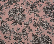 LEOPAR DESENLİ ŞİFON KUMAŞ - PUDRA