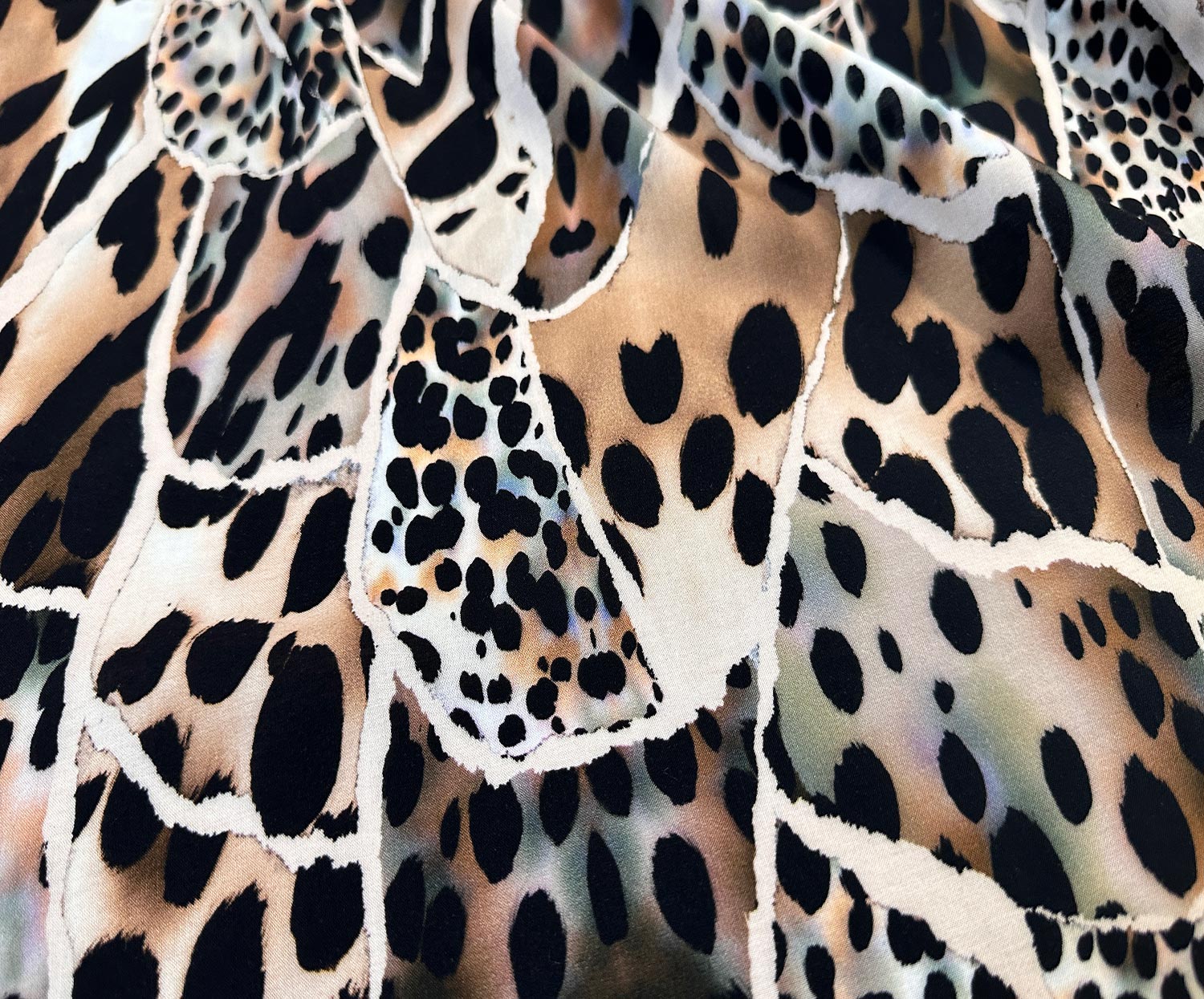 LEOPAR DESENLİ VİSKON VUAL KUMAŞ - HARMONİ