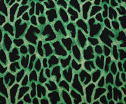 LEOPAR DESENLİ BELMANDO VİSKON KUMAŞ - YEŞİL