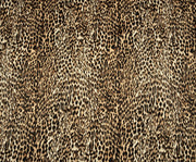 LEOPAR DESENLİ LİKRALI SATEN KUMAŞ - KAMEL
