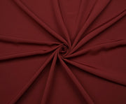 KUMLU KREP KUMAŞ - BORDO