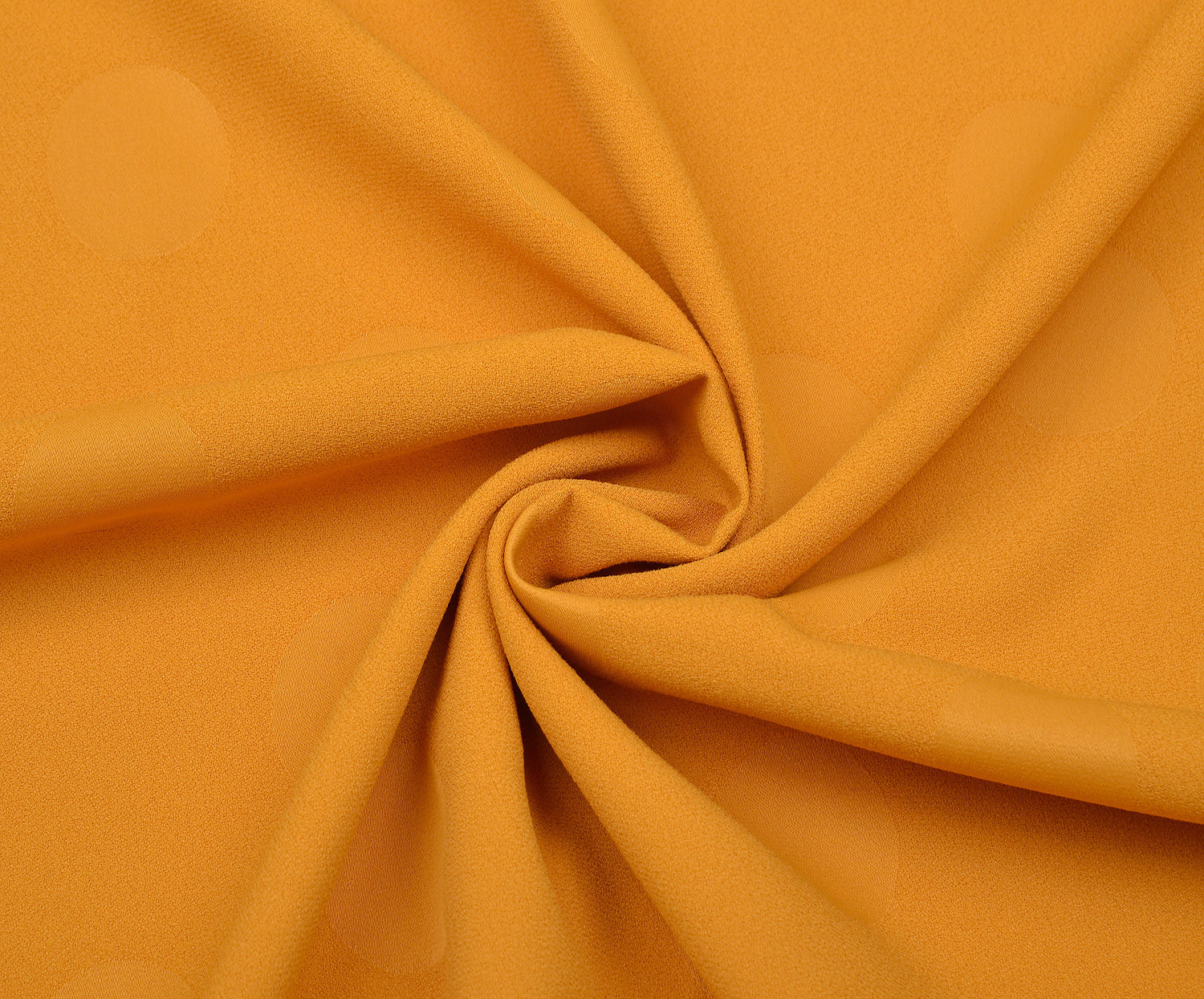 PUANTİYE DESENLİ VİSKON KUMAŞ - SARI