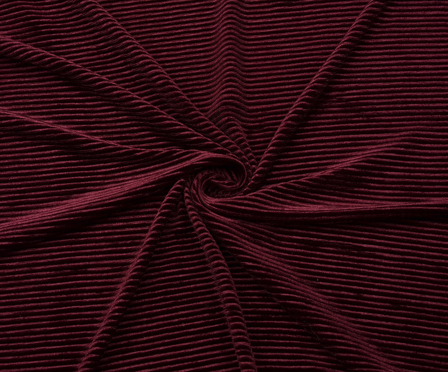 FİTİLLİ KADİFE KUMAŞ - BORDO