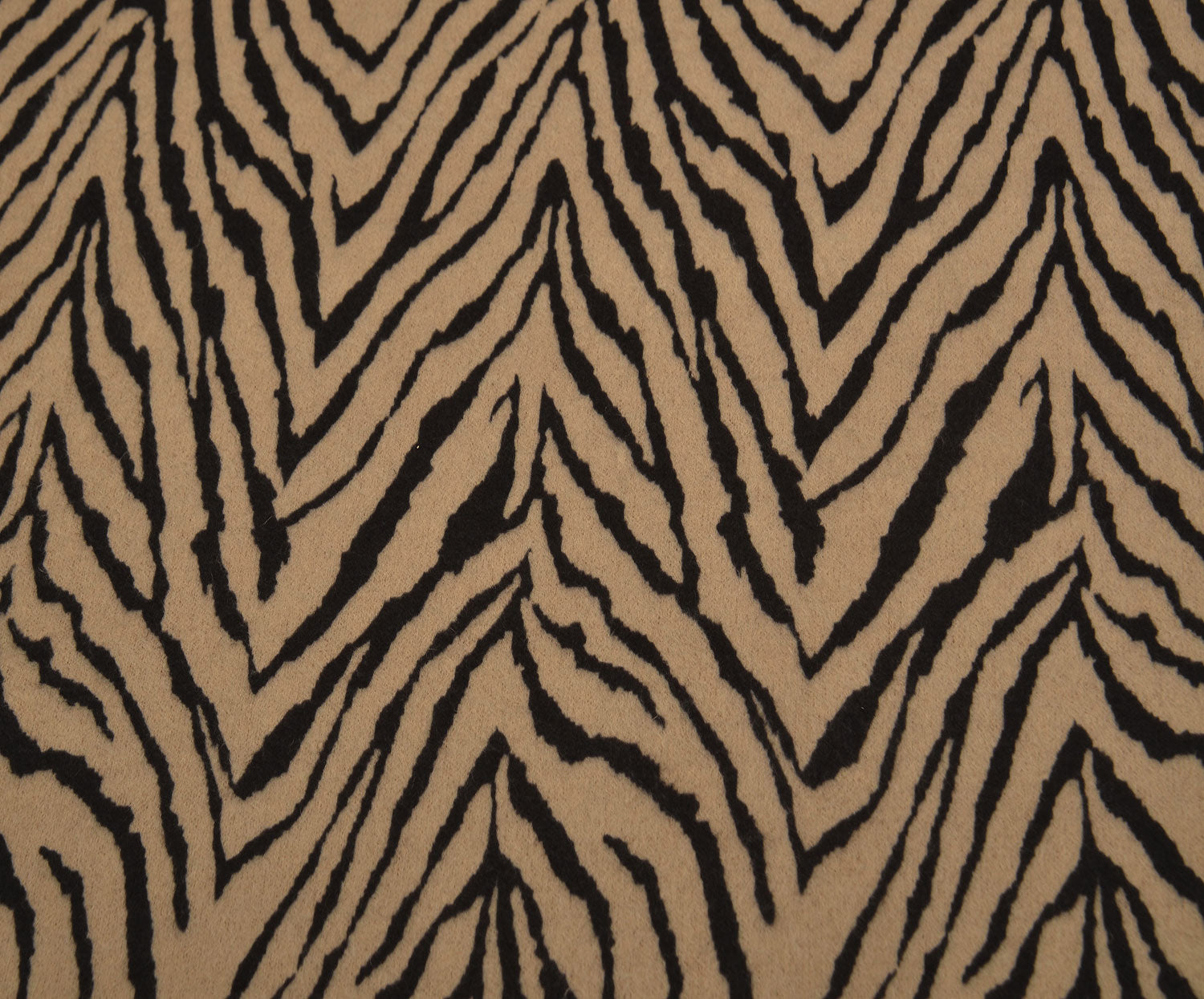 ZEBRA DESENLİ ANGORA KUMAŞ - BEJ