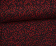DESENLİ ANGORA KUMAŞ - BORDO