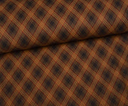 GEOMETRİK DESENLİ ANGORA KUMAŞ - TABA