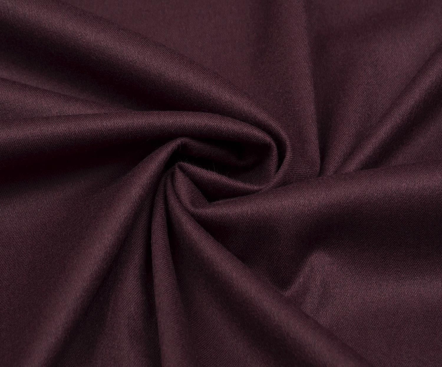 YÜN EFEKTLİ GABARDİN KUMAŞ - BORDO