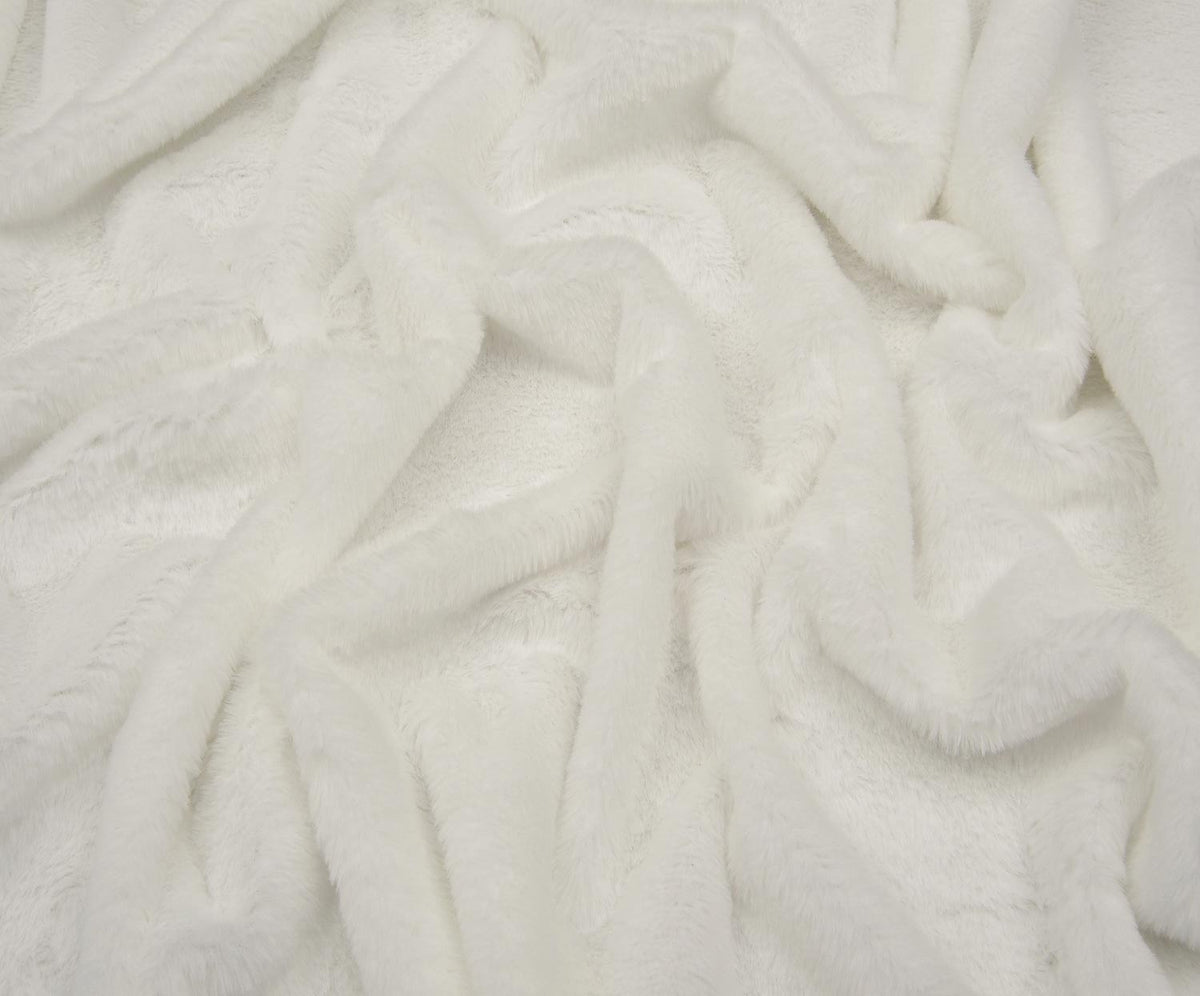 TOSKANA PELUŞ KUMAŞ - BEYAZ