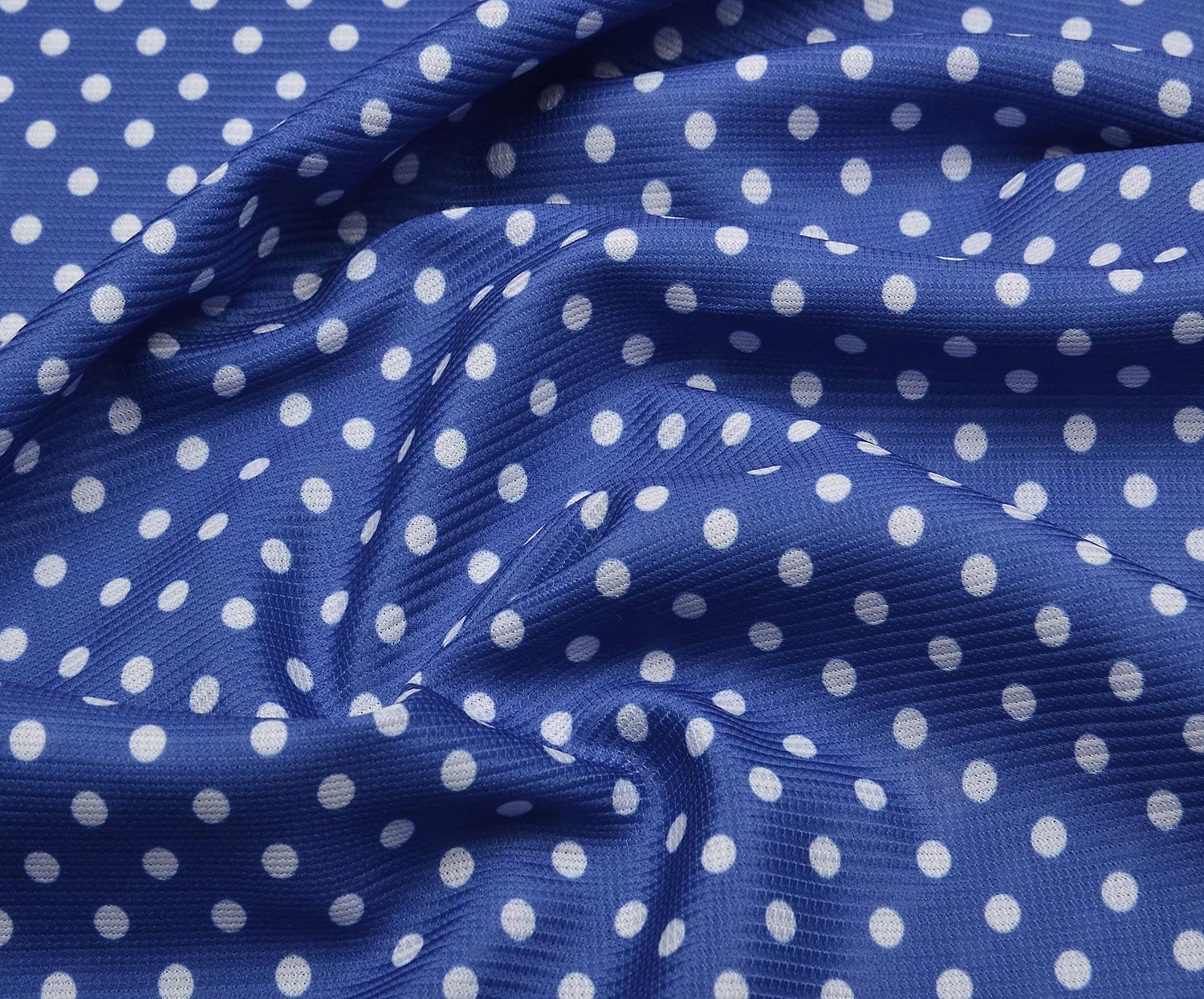 PUANTİYE DESENLİ RAŞEL KUMAŞ - SAKS