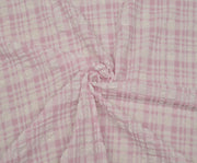 KABARTMA DESENLİ EKOSE KUMAŞ - PEMBE