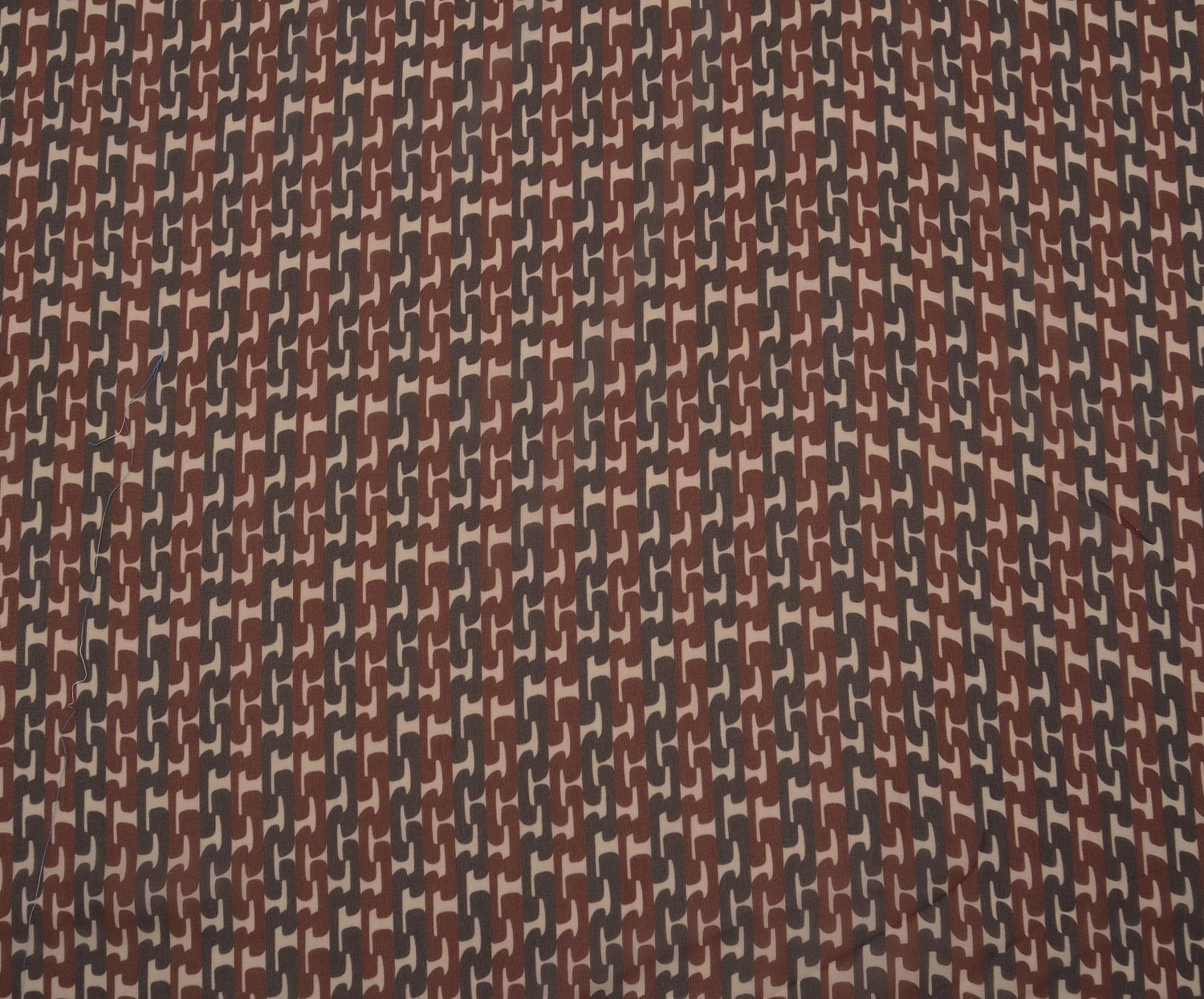DESENLİ  ŞİFON KUMAŞ - BORDO