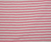 ÇİZGİLİ PAMUK KUMAŞ - PEMBE