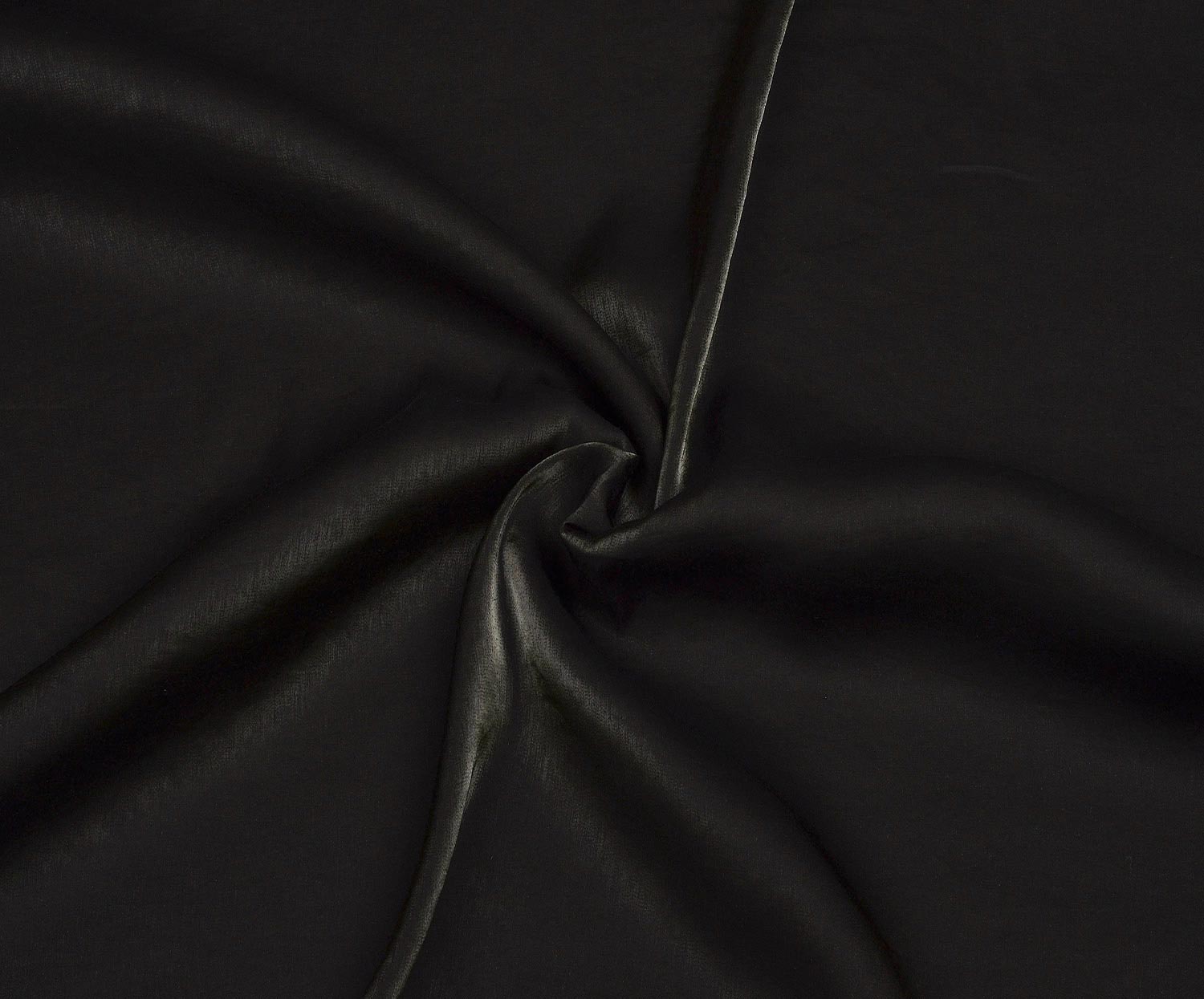 4,4 METRE PAMUK SATEN KUMAŞ - SİYAH