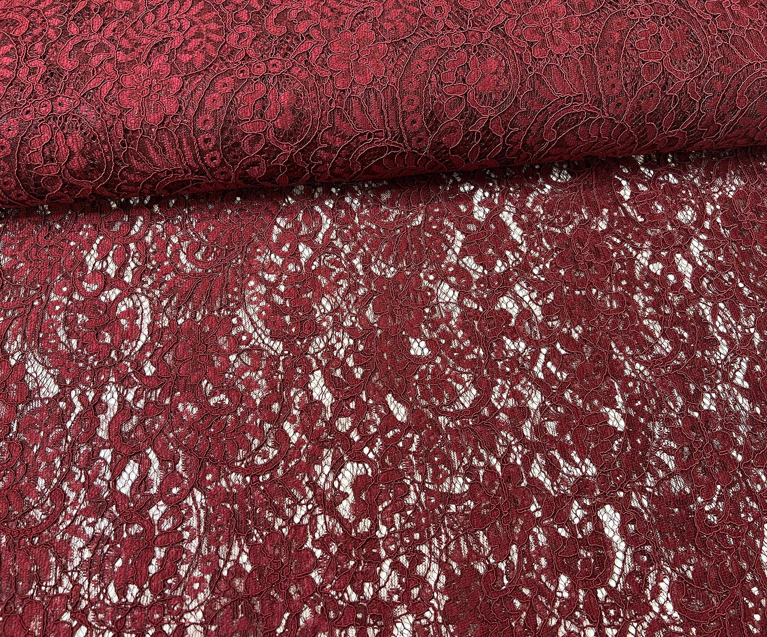 GÜPÜR DANTEL KUMAŞ - BORDO