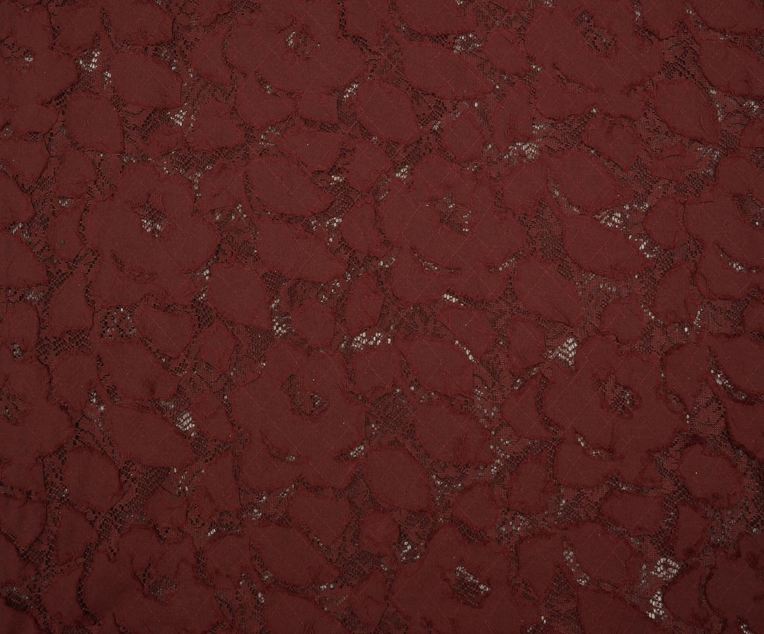 ABİYELİK DANTEL KUMAŞ - BORDO