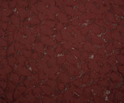 ABİYELİK DANTEL KUMAŞ - BORDO
