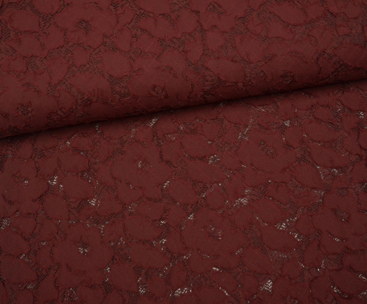 ABİYELİK DANTEL KUMAŞ - BORDO