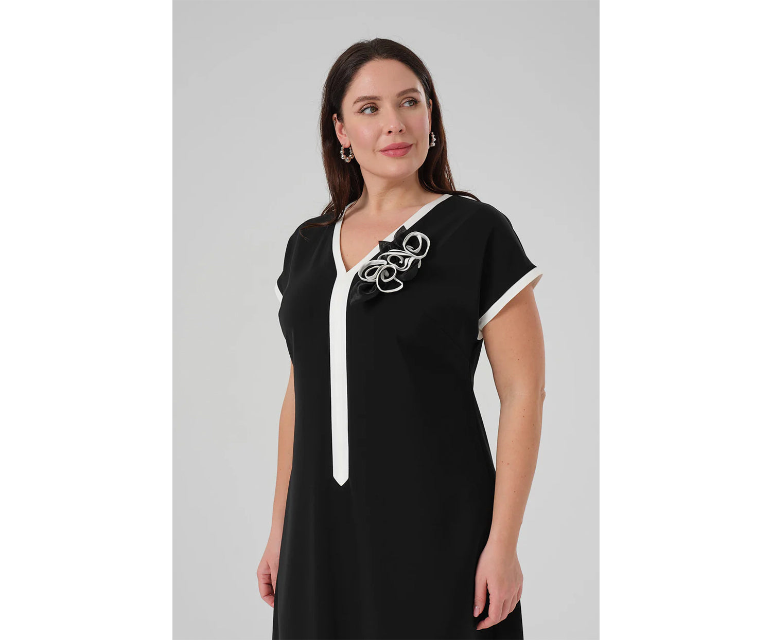 ADRİANA KREP KUMAŞ - SİYAH