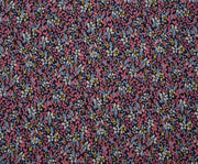 ÇİÇEK DESENLİ VİSKON KUMAŞ - PEMBE