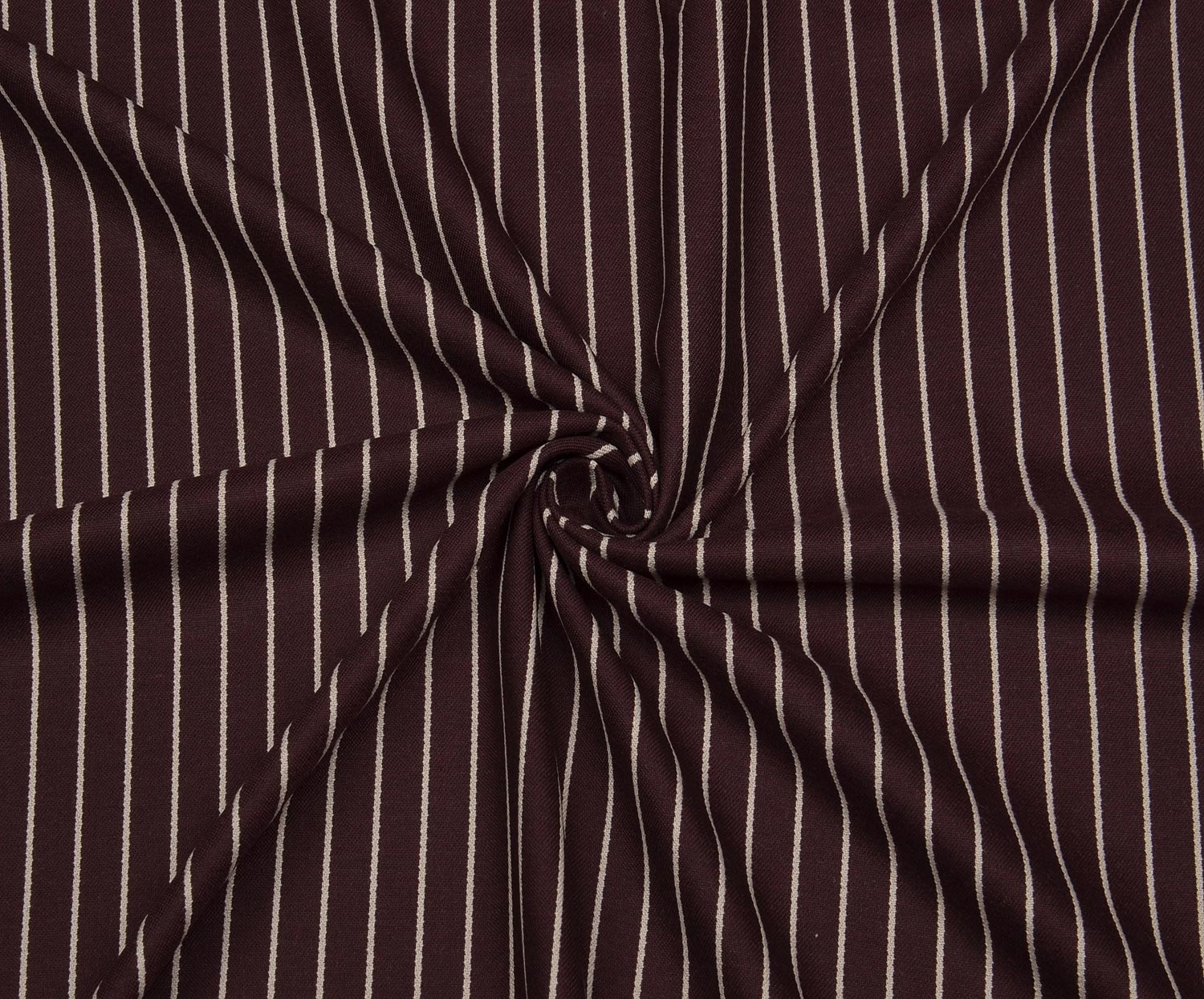 ÇİZGİLİ LİKRALI GABARDİN KUMAŞ - BORDO