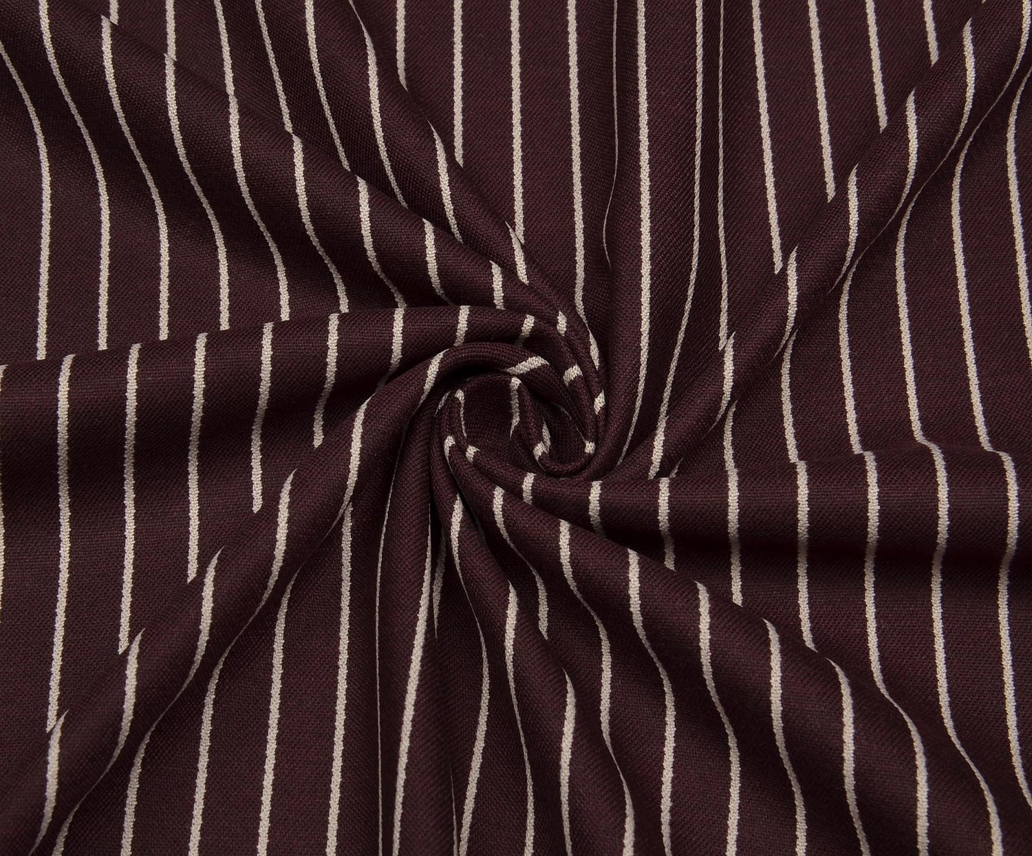 ÇİZGİLİ LİKRALI GABARDİN KUMAŞ - BORDO