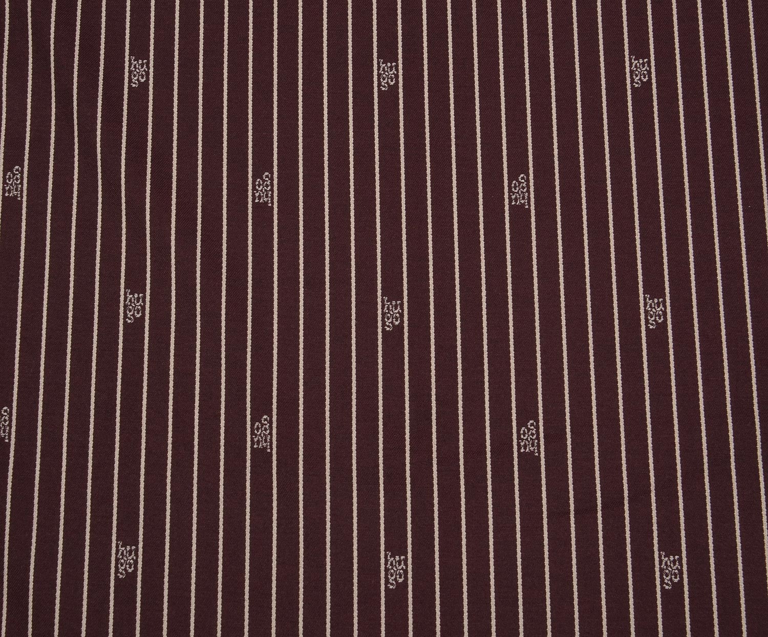 ÇİZGİLİ LİKRALI GABARDİN KUMAŞ - BORDO