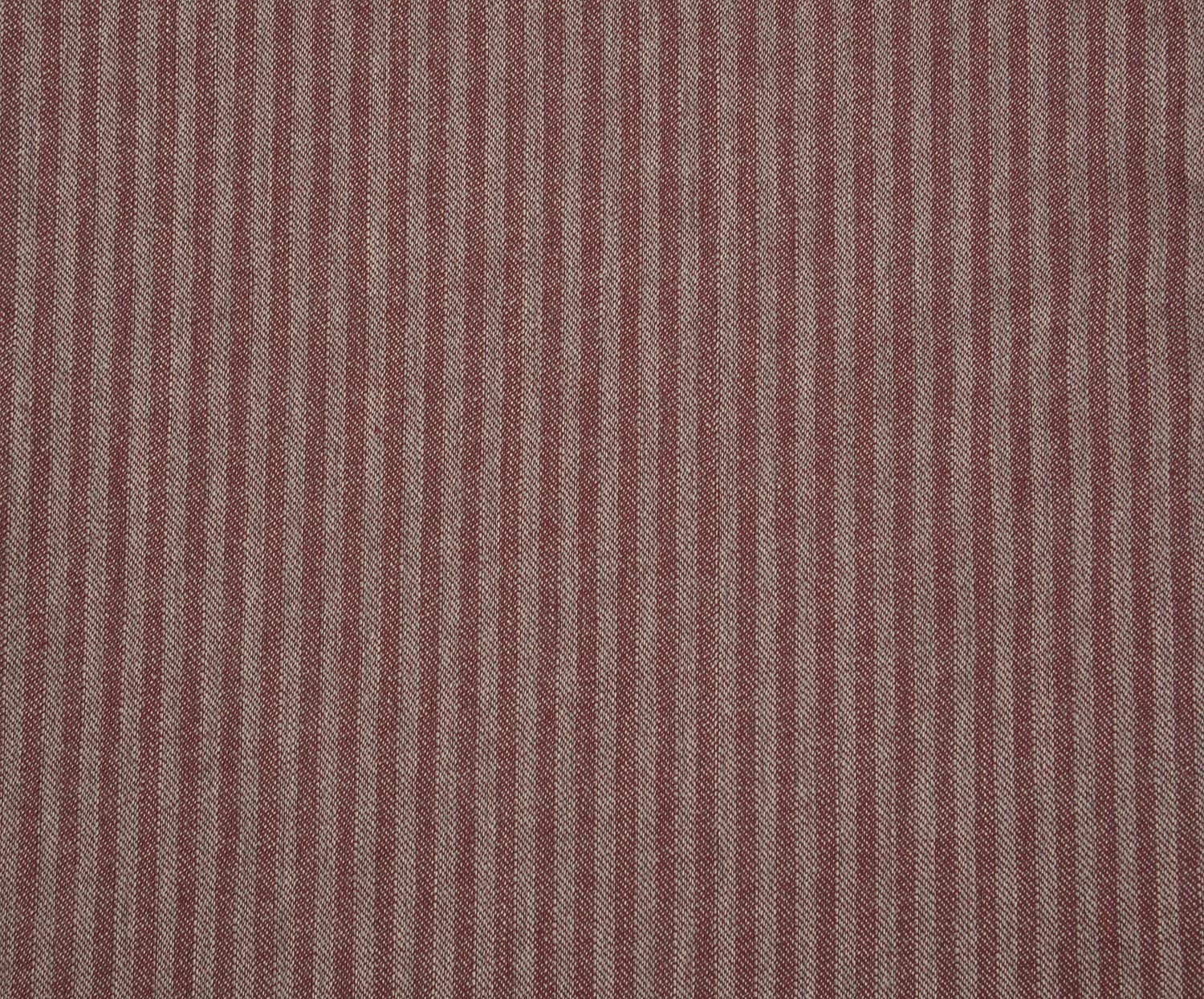 LİKRALI ÇİZGİLİ YÜN KUMAŞ - BORDO