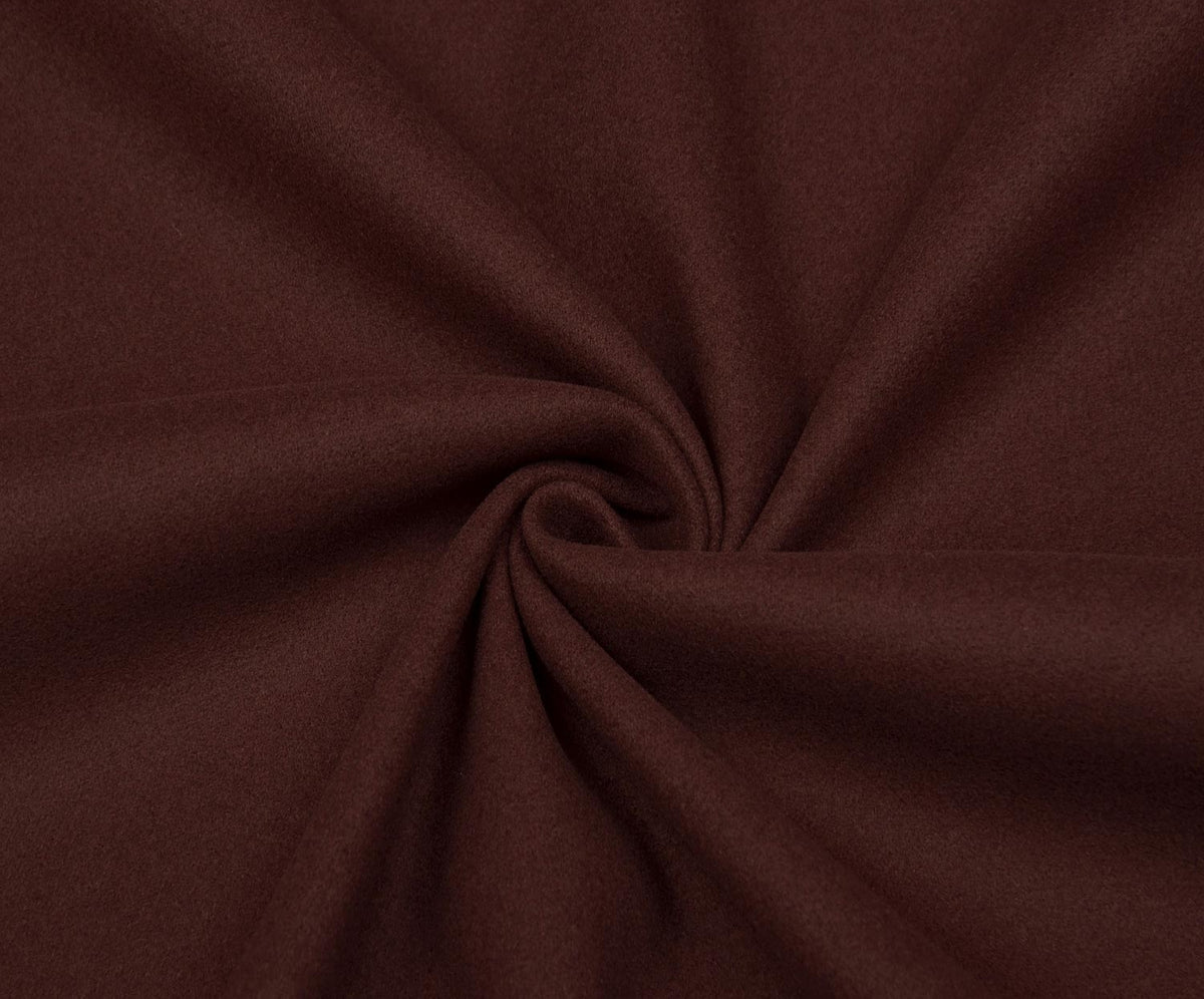KAŞMİR EFEKTLİ KAŞE KABANLIK KUMAŞ - BORDO