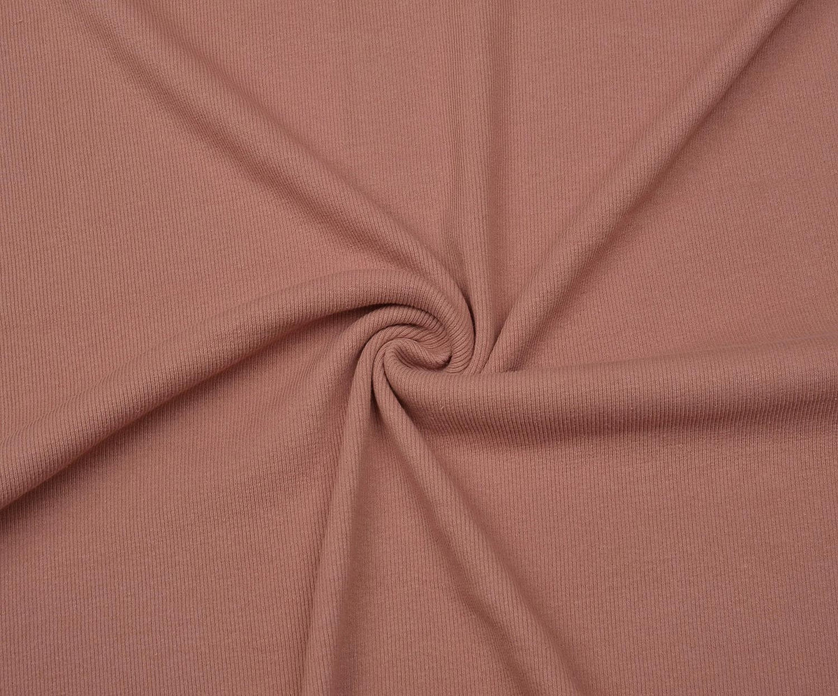RIB KNIT FABRIC - POWDER