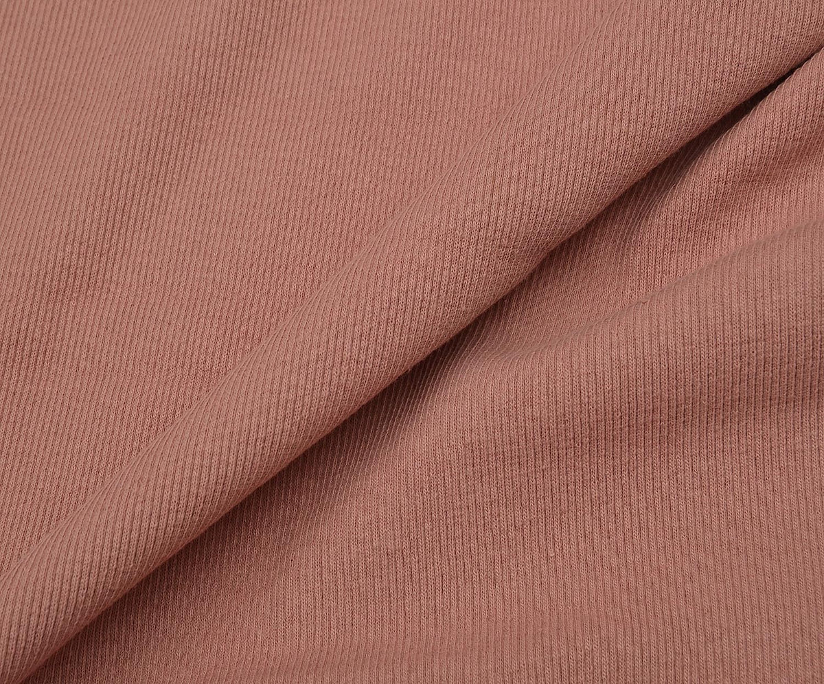 RIB KNIT FABRIC - POWDER