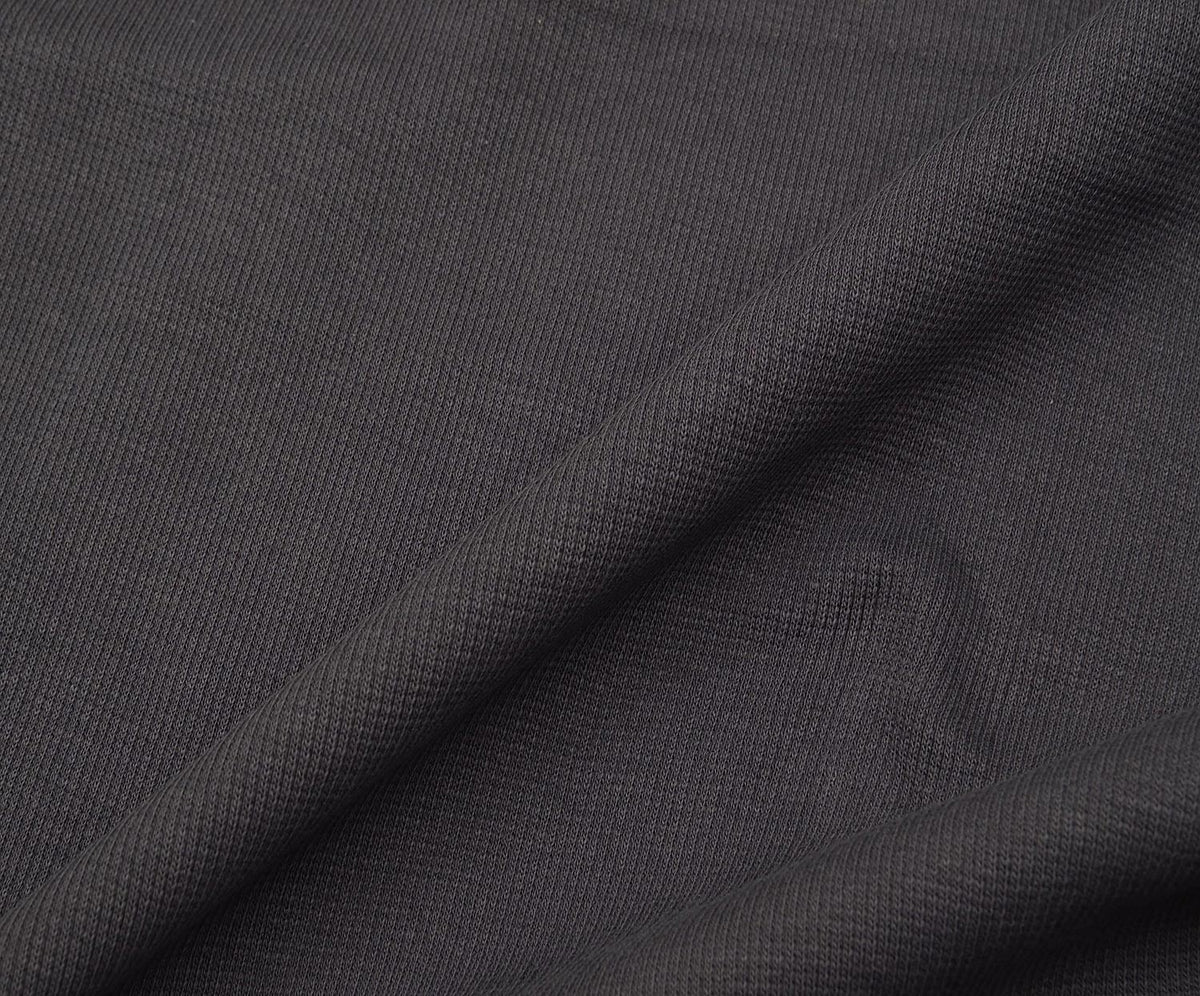 RIB KNIT FABRIC - SMOKE