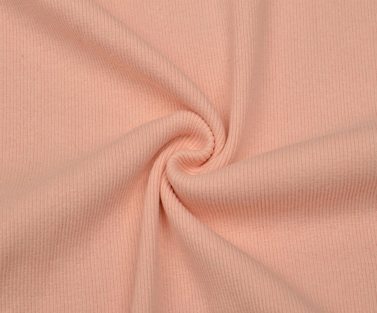 RIB KNIT FABRIC - POWDER