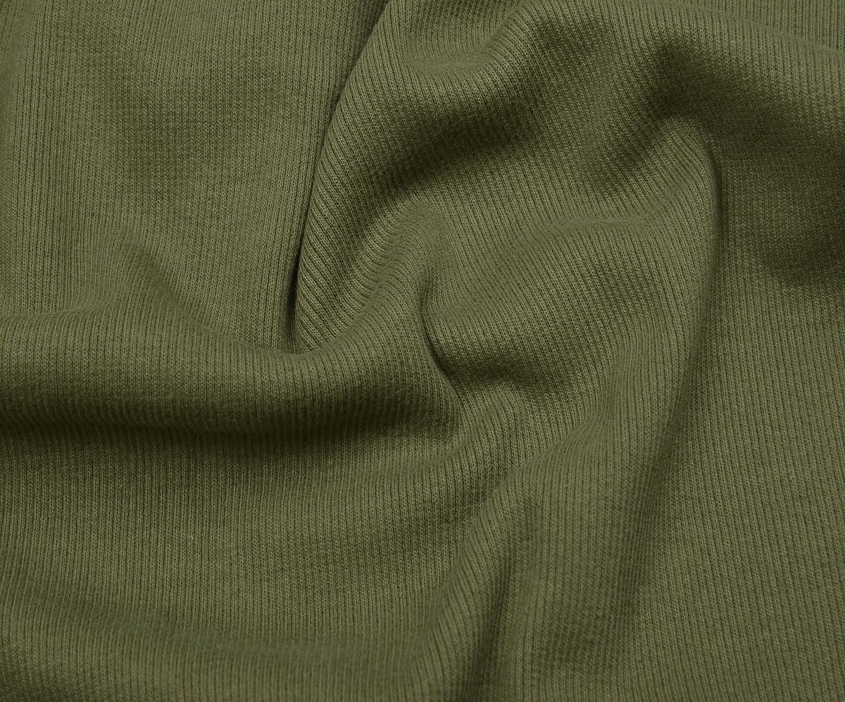 RIB KNIT FABRIC - KHAKI
