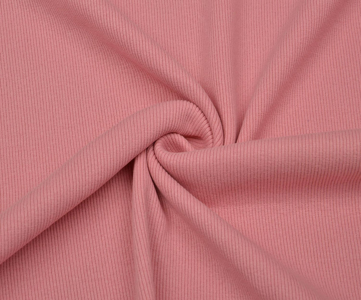 RIB KNIT FABRIC - PINK