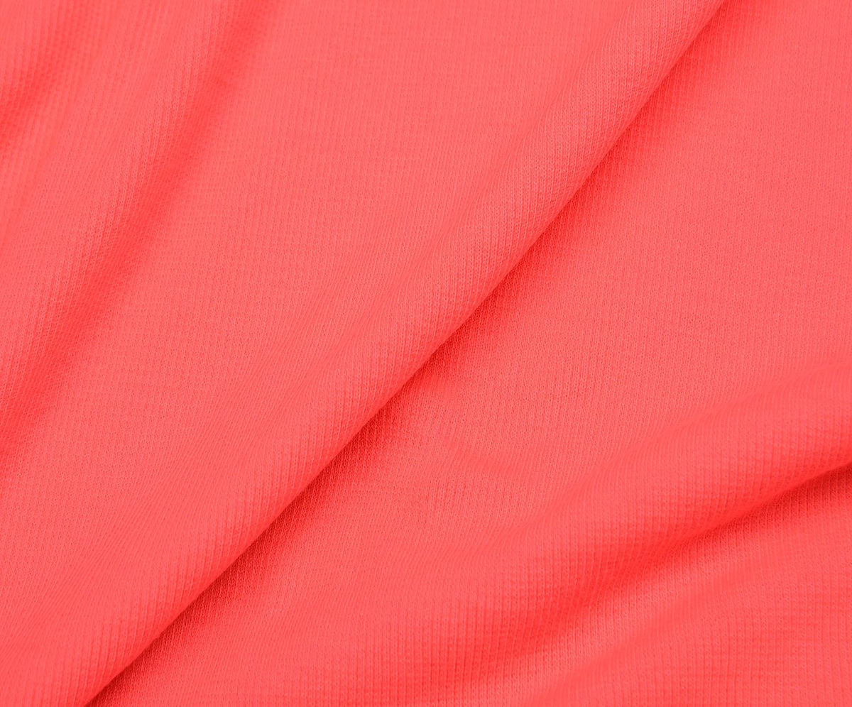 RIB KNIT FABRIC - NEON PINK