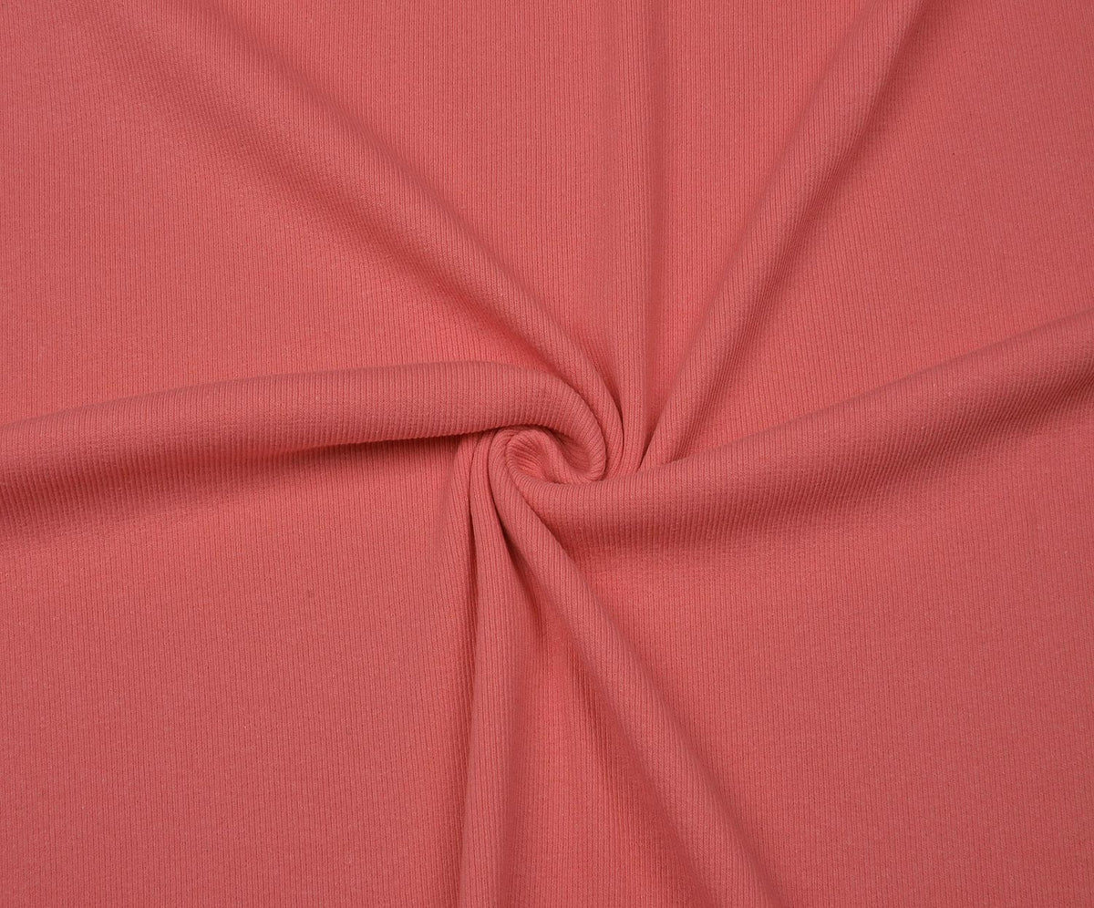 RIB KNIT FABRIC - PINK
