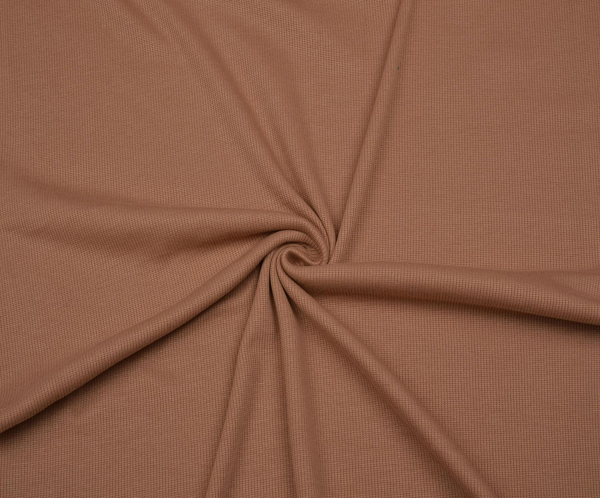 RIB KNIT FABRIC - POWDER