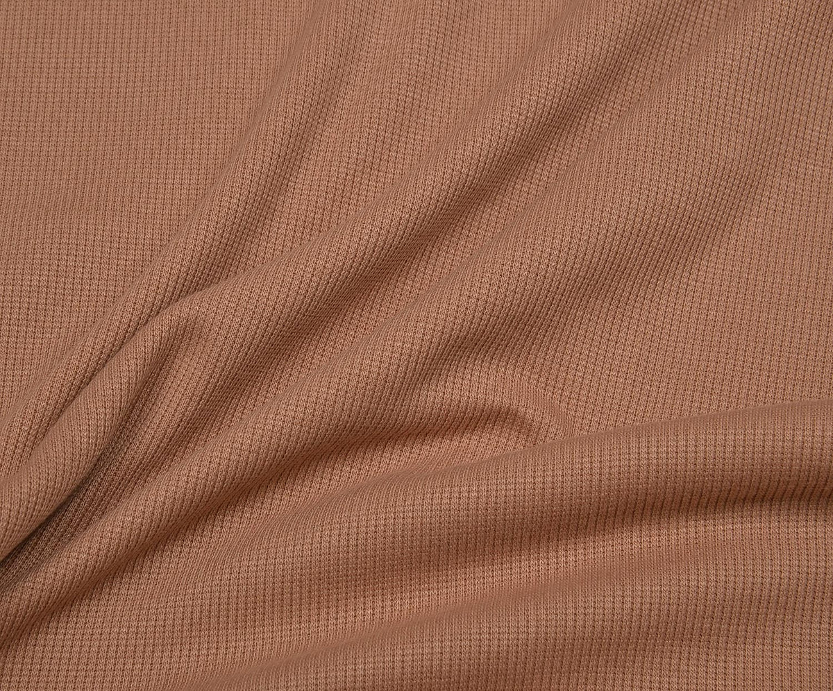 RIB KNIT FABRIC - POWDER