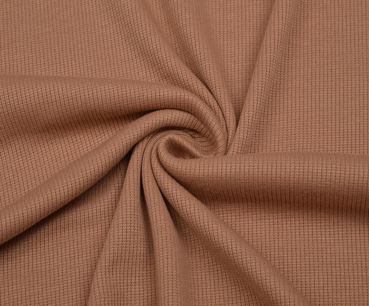 RIB KNIT FABRIC - POWDER