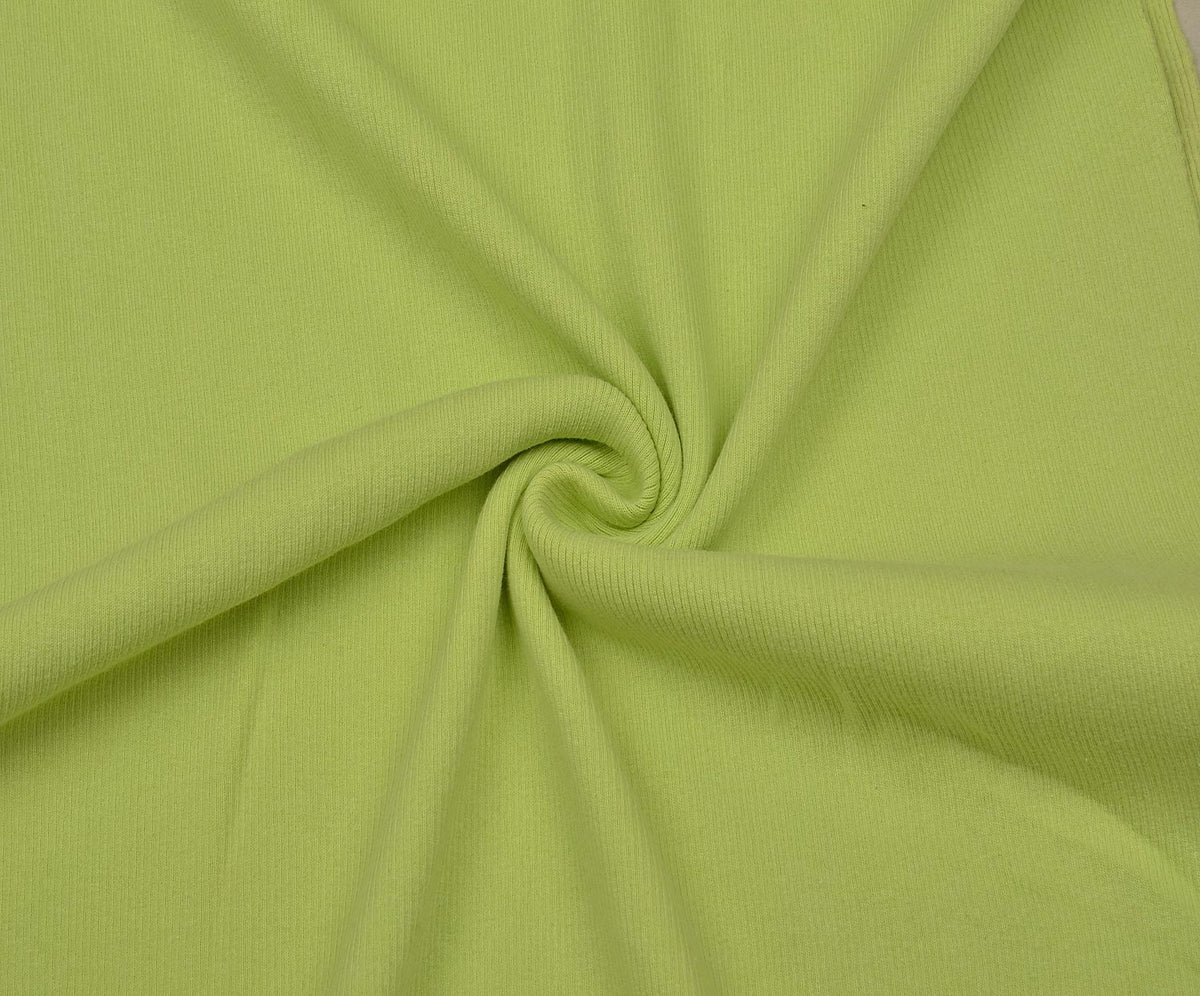 RIB KNIT FABRIC - LIGHT GREEN