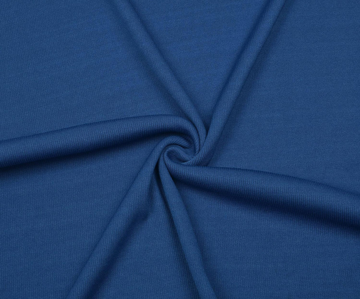 RIB KNIT FABRIC - PARLIAMENT BLUE