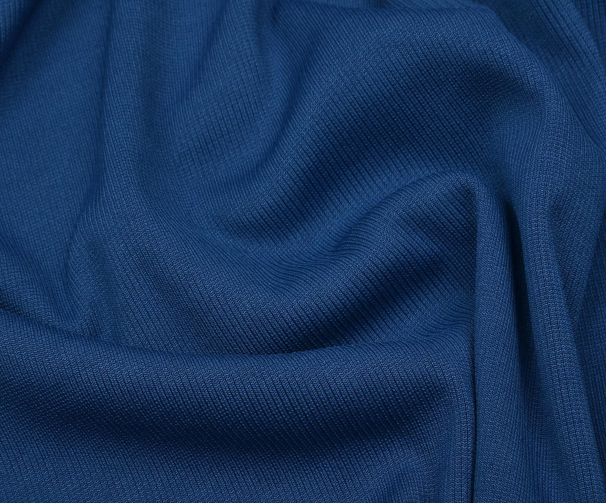 RIB KNIT FABRIC - PARLIAMENT BLUE