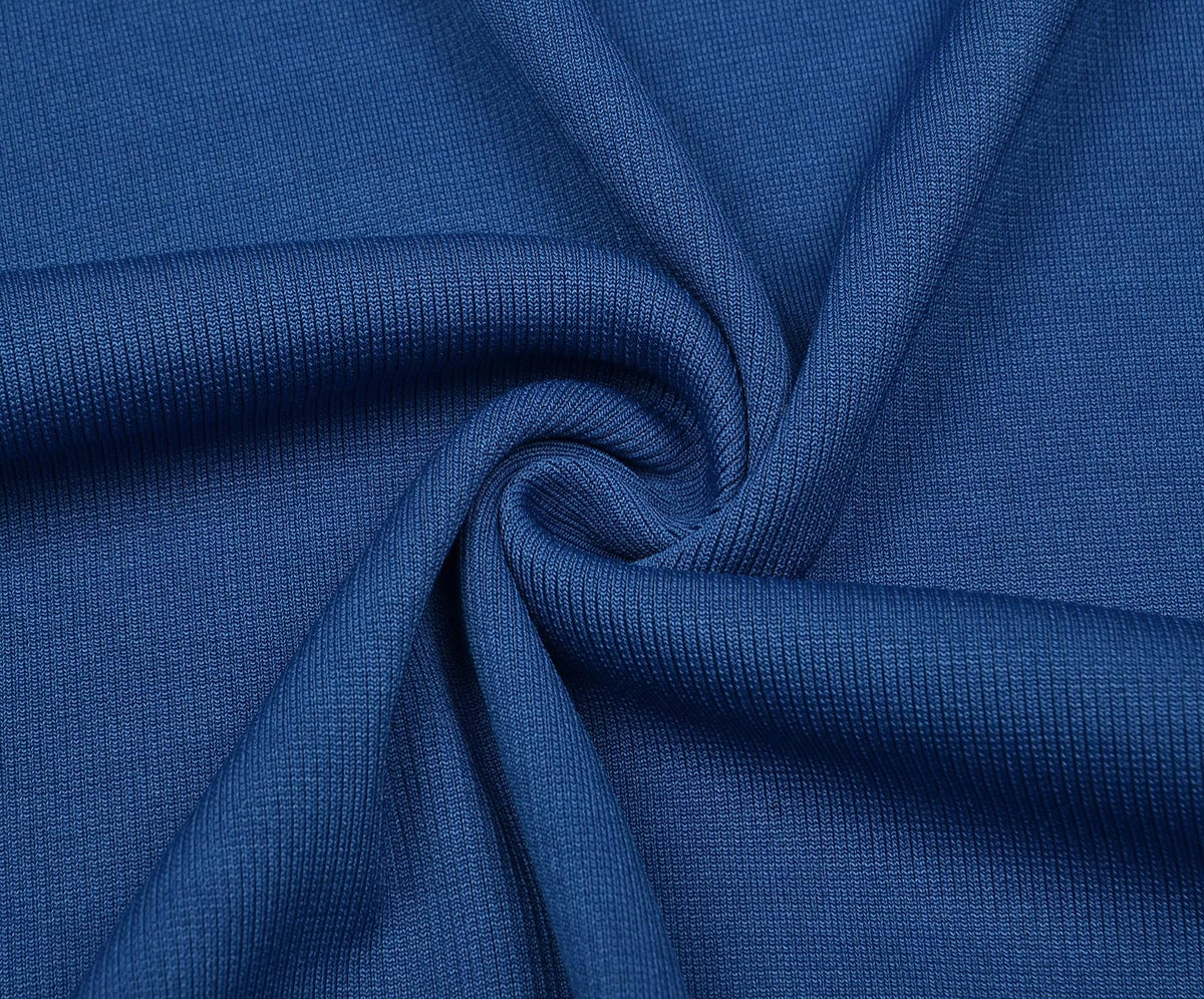 RIB KNIT FABRIC - PARLIAMENT BLUE