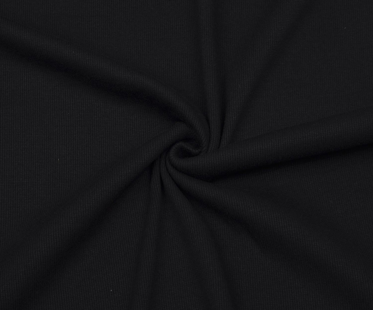 RIB KNIT FABRIC - DARK NAVY