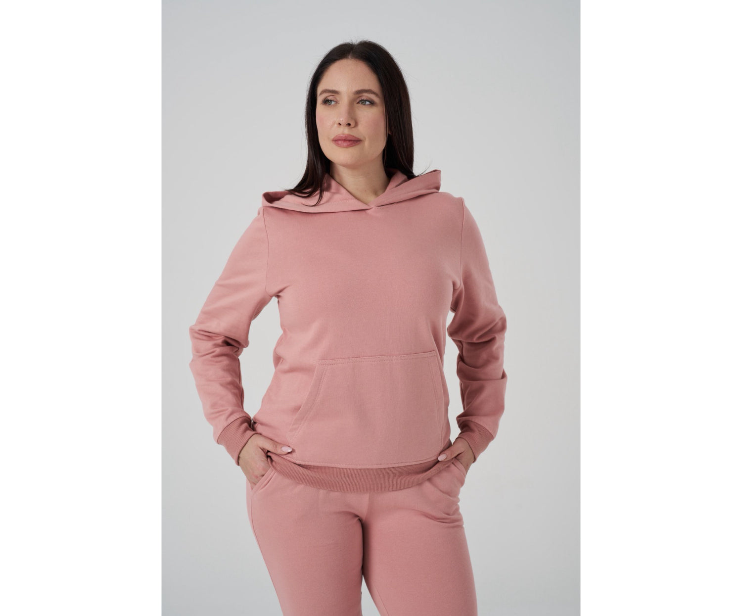 KADIN KAPŞONLU SWEATSHIRT KALIBI 34-42 BEDEN