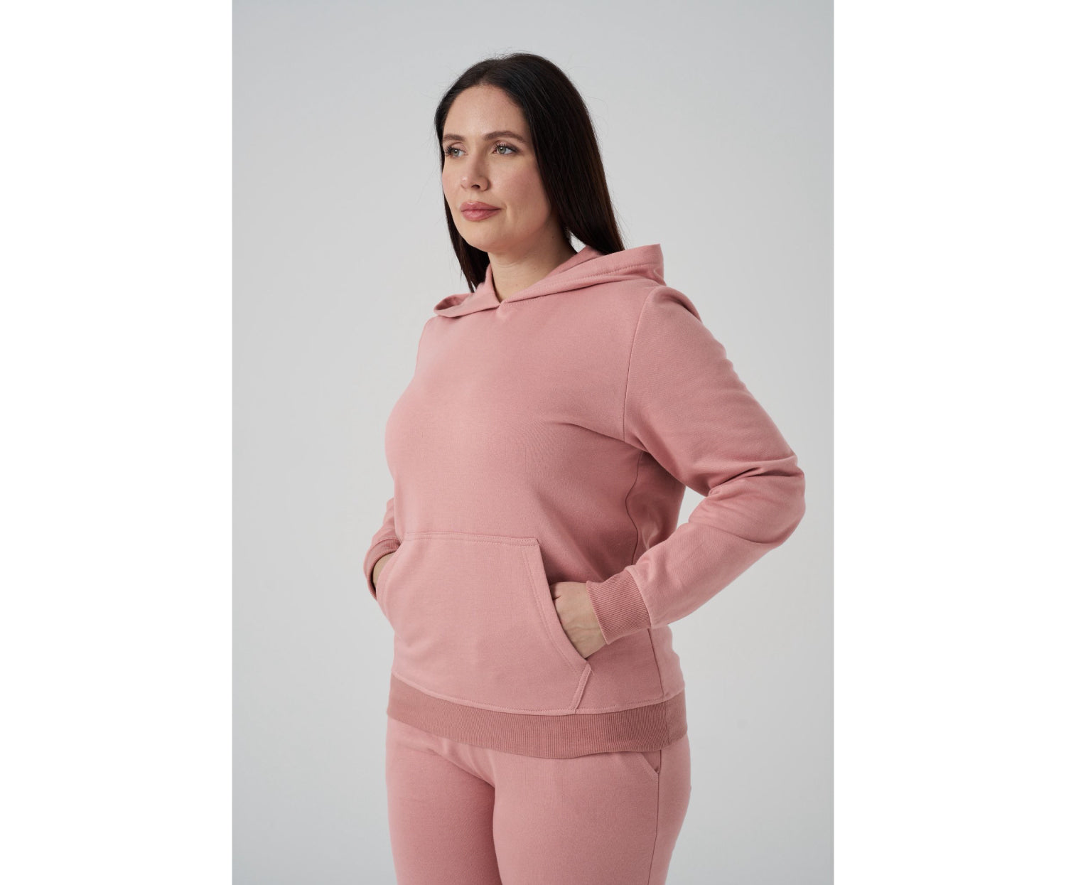 KADIN KAPŞONLU SWEATSHIRT KALIBI 44-52 BEDEN