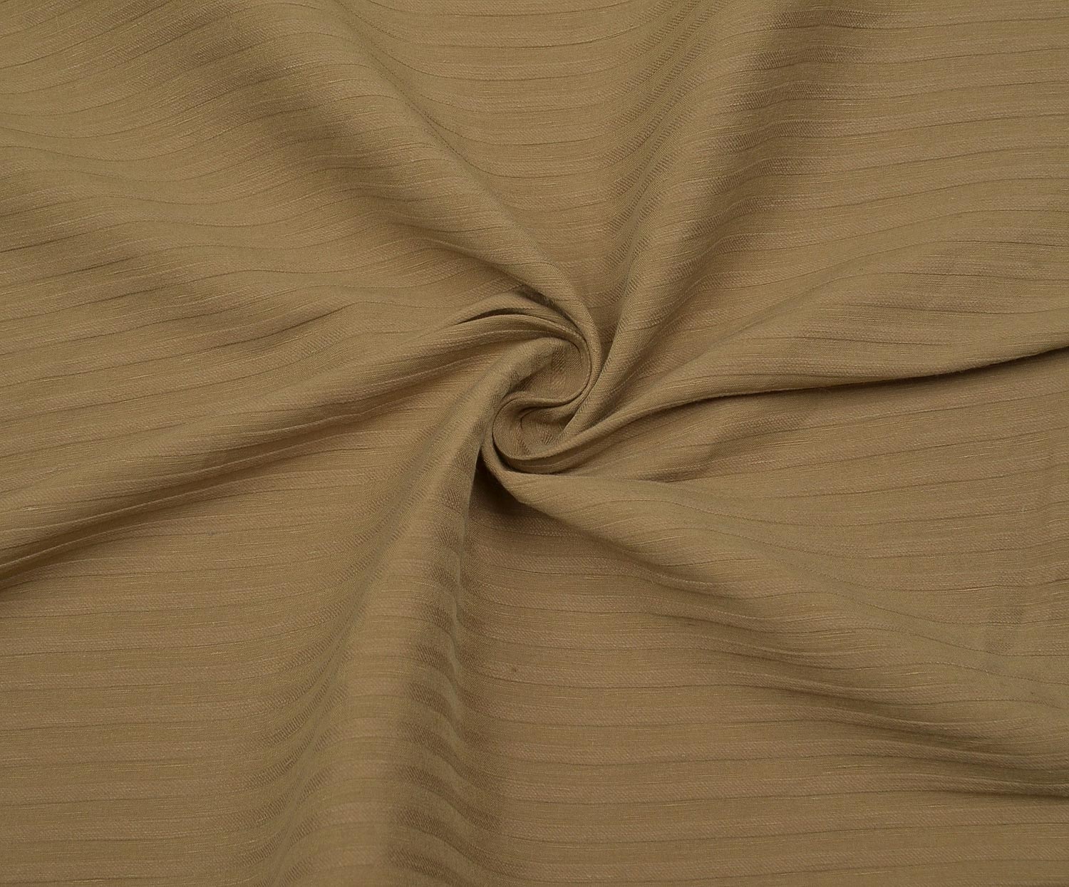 STRIPED COTTON FABRIC - ORANGE