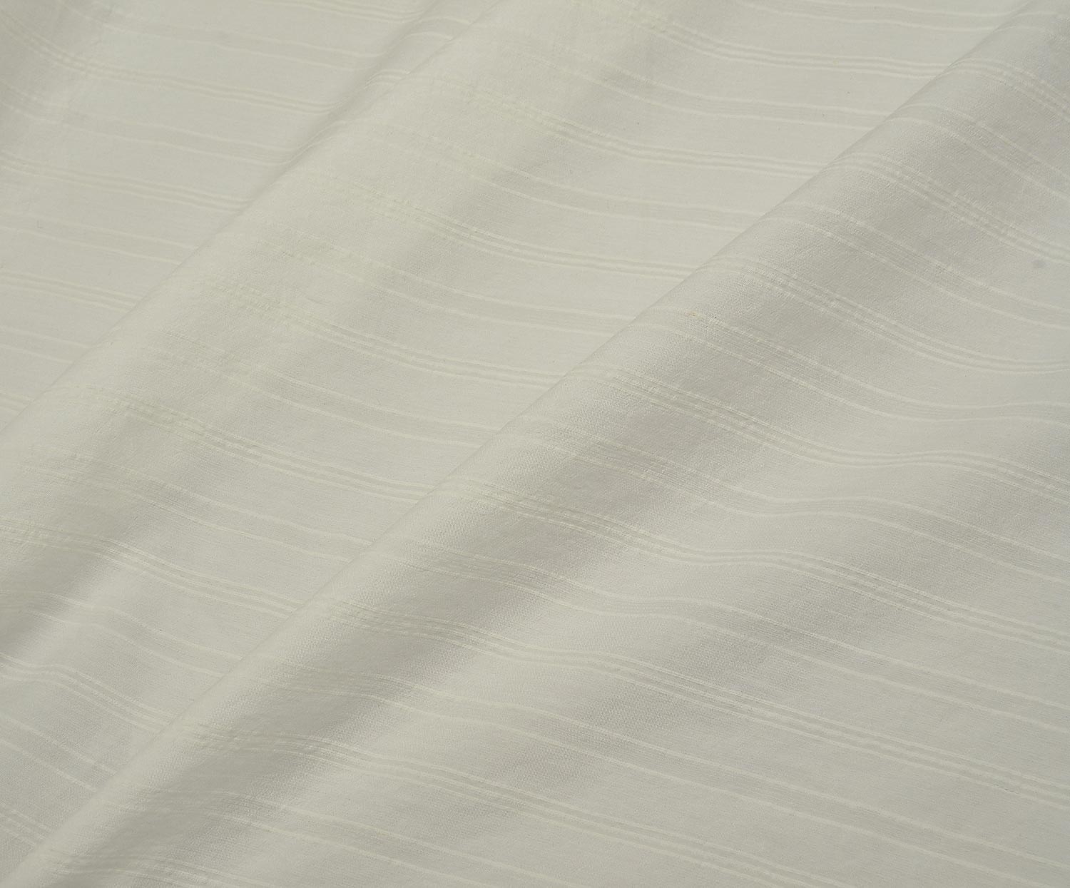 STRIPED MODAL FABRIC - ECRU