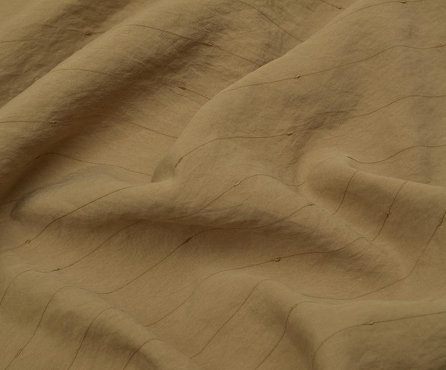 STRIPED MODAL FABRIC - BEIGE