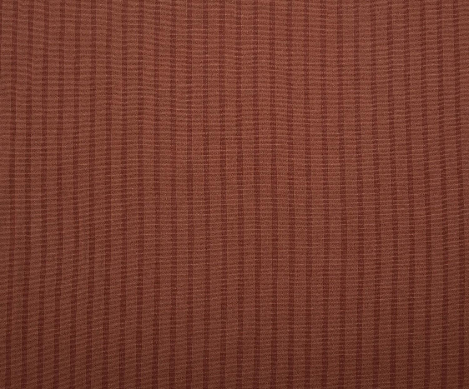 STRIPED SHIRTING COTTON VISCOSE FABRIC - BRICK